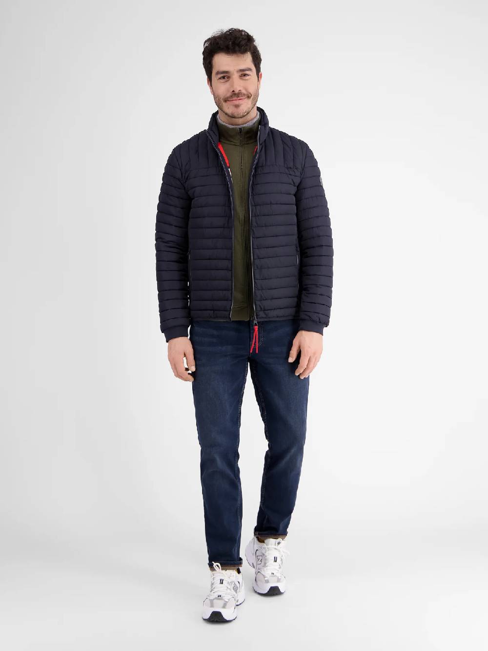 Lerros 23D4503 GESTRUCTUREERD SWEATJACK (659 AGED OLIVE) Speichern exportieren