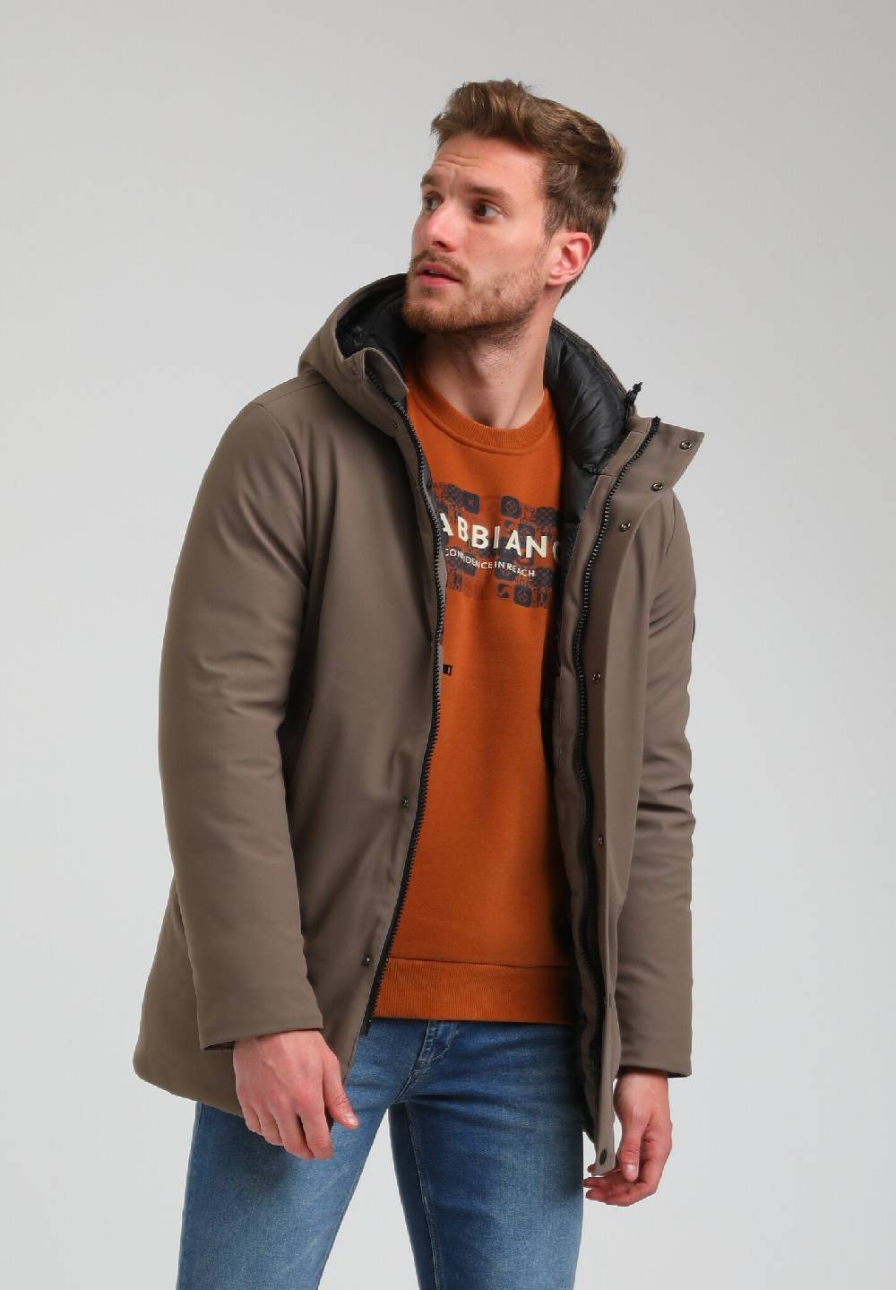 Gabbiano Winterjas - (4444 Deep Taupe) Osterangebot