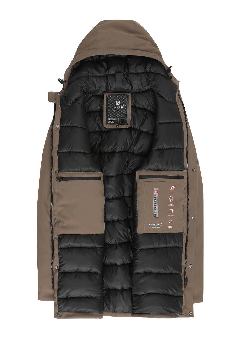 Gabbiano Winterjas - (4444 Deep Taupe) Osterangebot