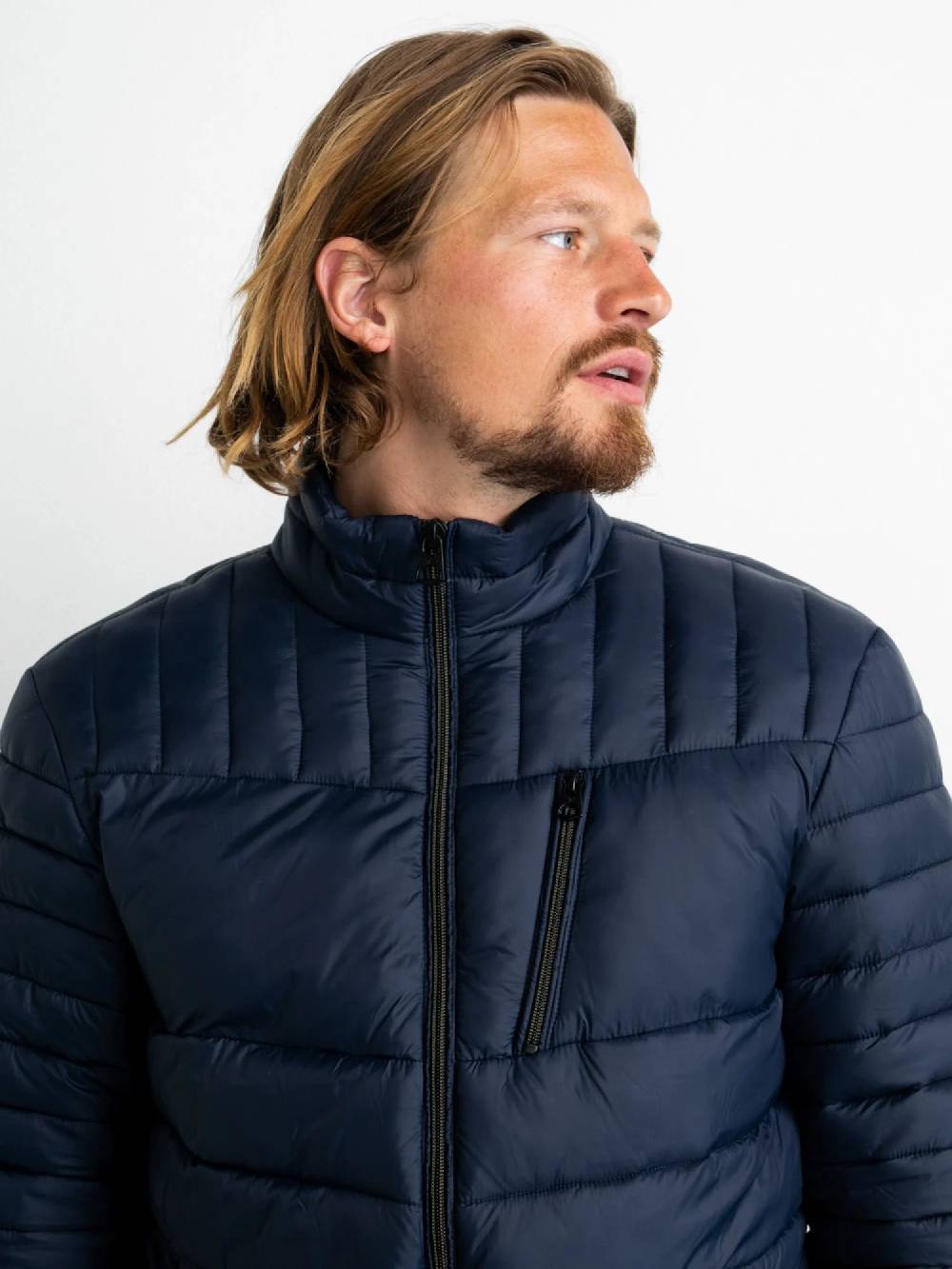 Petrol M-3020-JAC101 - Men Jacket Padded (5107 Dark Sapphire) Vatertagsangebot