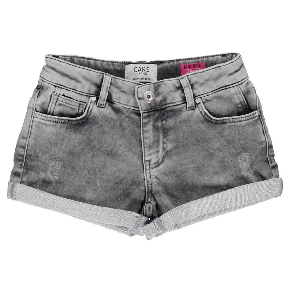 Cars Jeans JOAN SHORT GREY USED Letzte 2 Tage