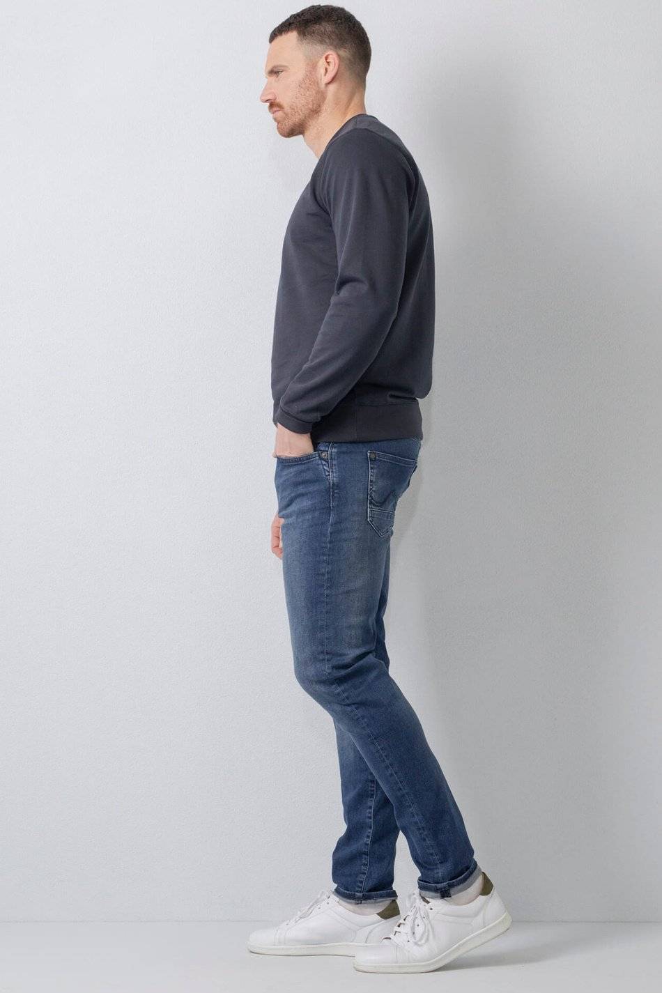 Petrol SEAHAM - Men Denim Slim Fit (5804 Dark Coated) im Angebot