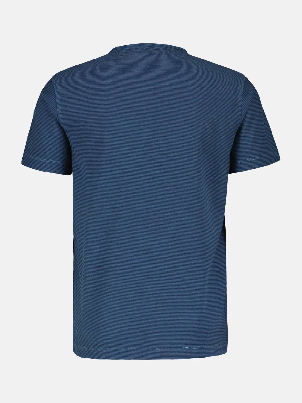 Lerros 2423910 GESTREEPT SERAFINO OVERHEMD (448 STORM BLUE) Fabrikpreis