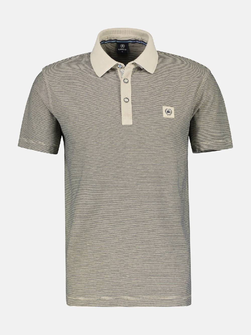Lerros 2423211 GESTREEPT POLOSHIRT (705 LIGHT DUNE BEIGE) Günstig kaufen