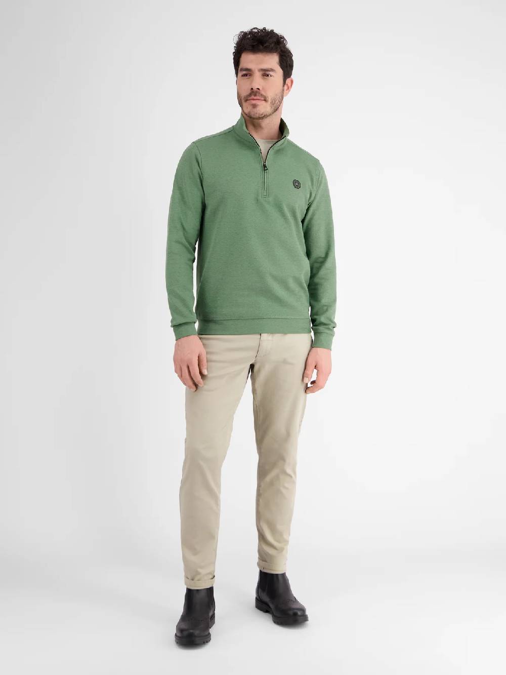 Lerros 23D4402 GESTRUCTUREERDE SWEATBROEK (612 SAGE GREEN) Großer Ausverkauf