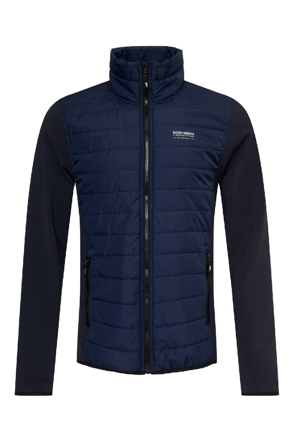 Nordberg TARIK Mens Knitted & Woven Jacket Navy Vatertagsangebot