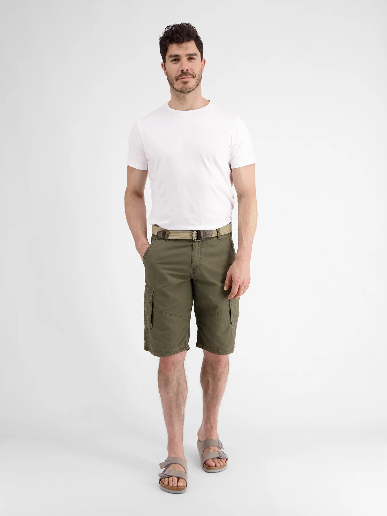 Lerros 2449210 T12 Hose Kurz (659 Aged Olive) Kauf eins, bekomm eins gratis