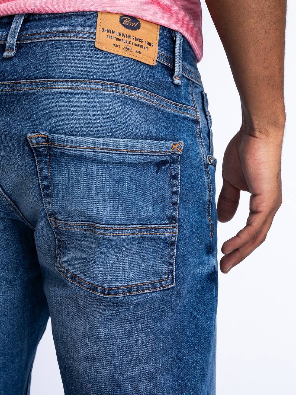 Petrol BLIZZARD DENIM SHORT RELAXED FIT M-1040-SHO003 (medium stone 5755) Riesige Ersparnisse