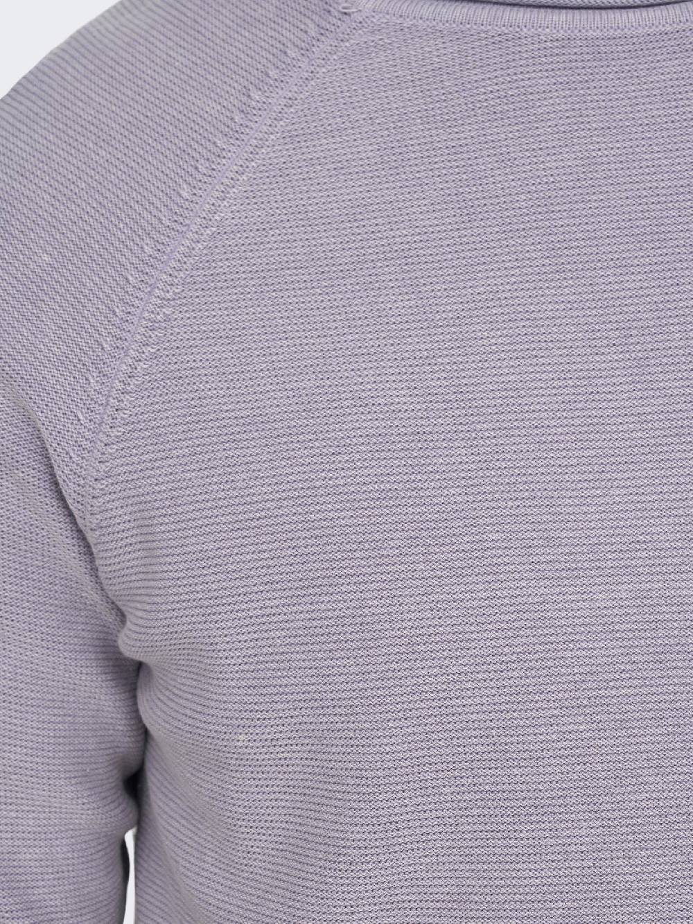 Only & Sons ONSDEXTOR 12 Wash Raglan Knit (22016131 Purple Ash) Bis zu 65% Rabatt