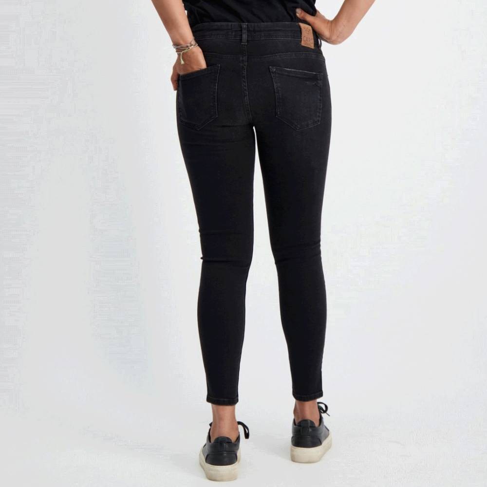 Cars Jeans MAREN Skinny Emb. Black Twill Discount Store für neue Produkte