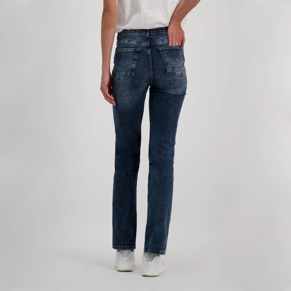 Cars Jeans JOYCE Slim Den.Blue Black 50% Rabatt mit kostenlosem Versand