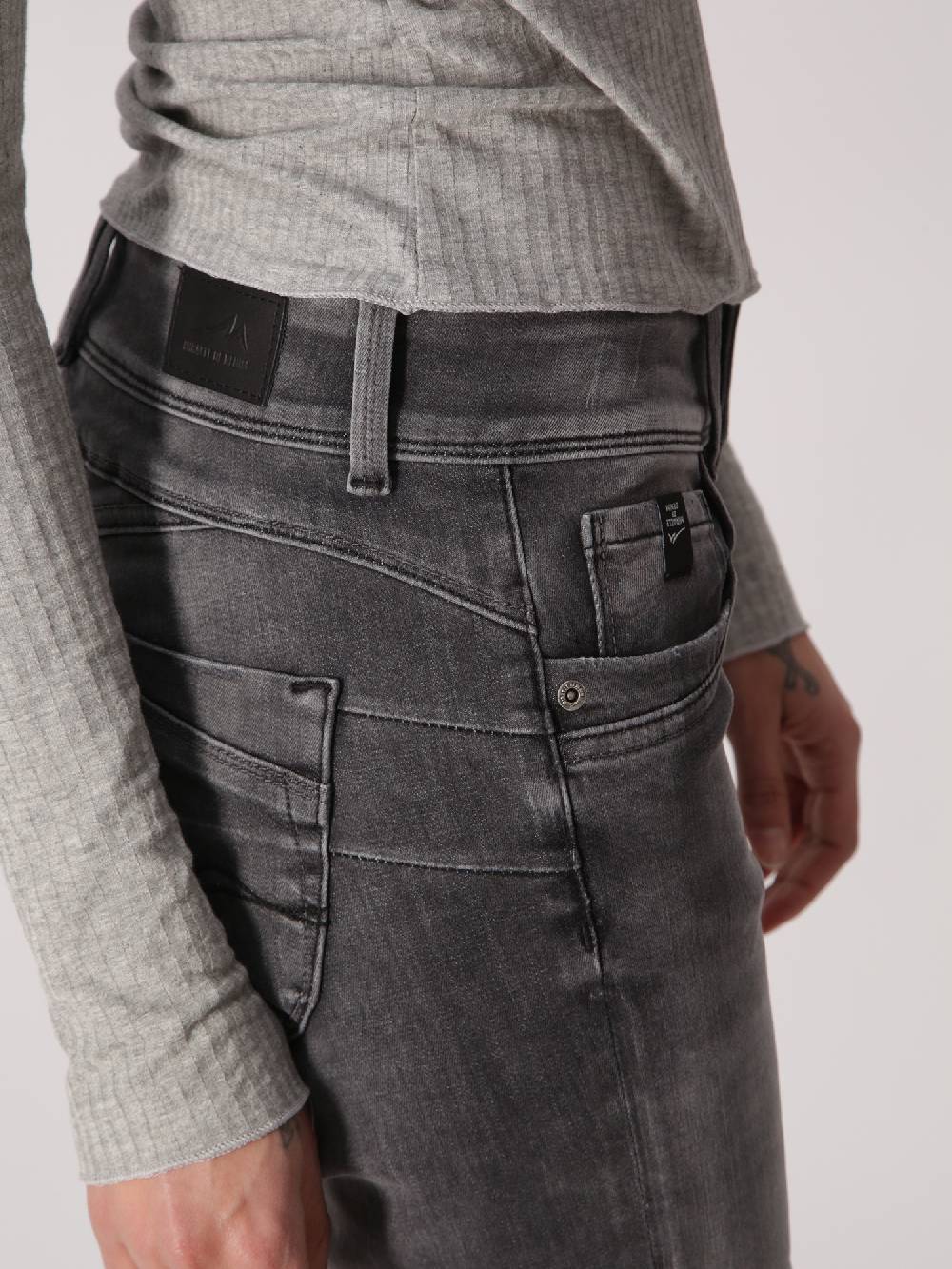 M.O.D SARAH Skinny Miles Grey Meist gekauft