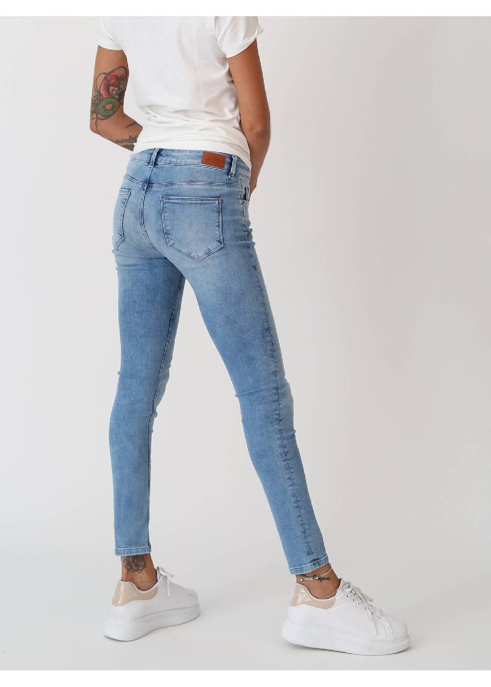 M.O.D Sina Skinny Fit Panda Blue Fabrik Onlineshop