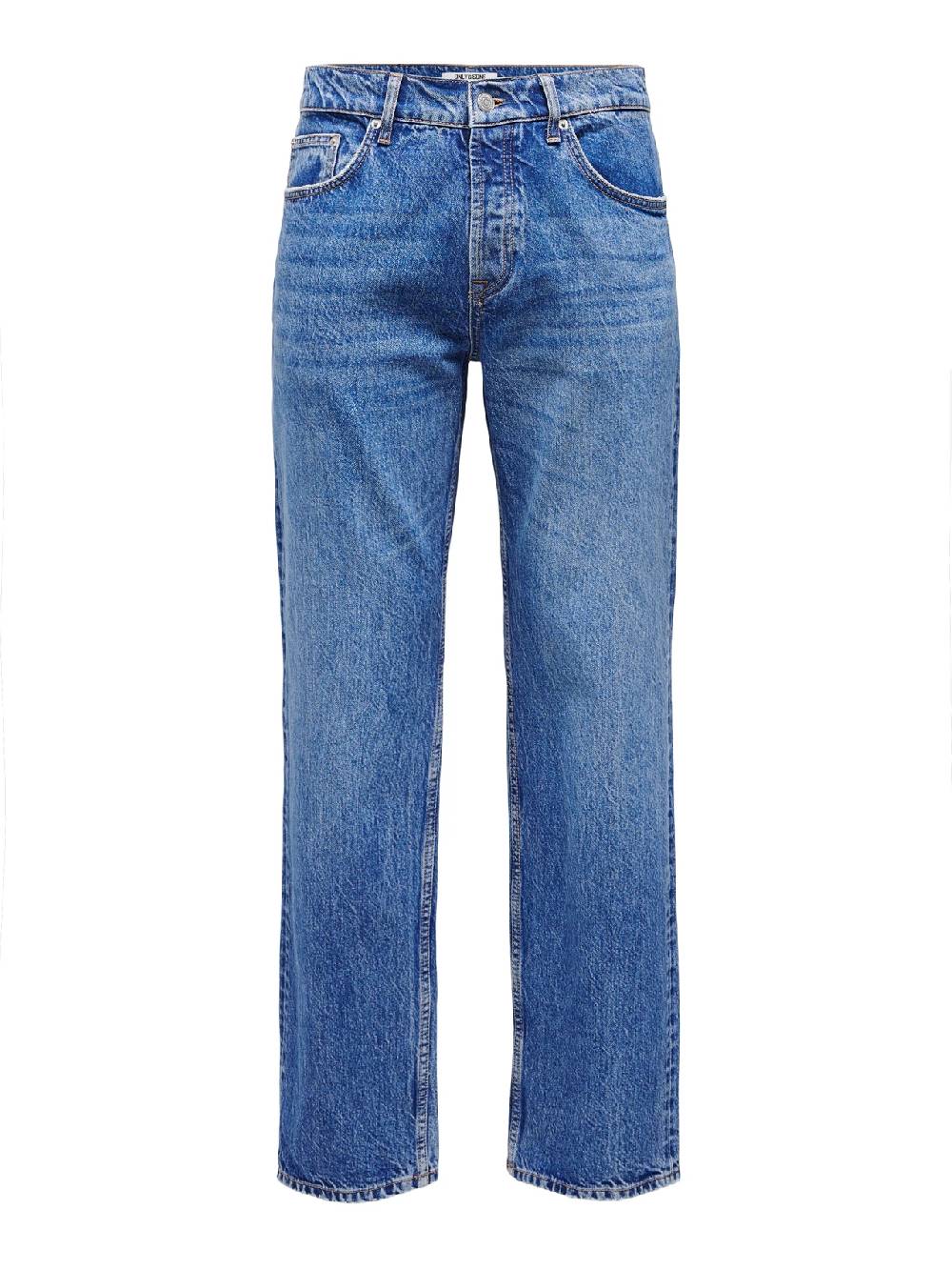 Only & Sons ONSEDGE STRAIGHT BROMO 0017 DOT DNM NOOS Dark Medium Blue Denim Sonderangebot