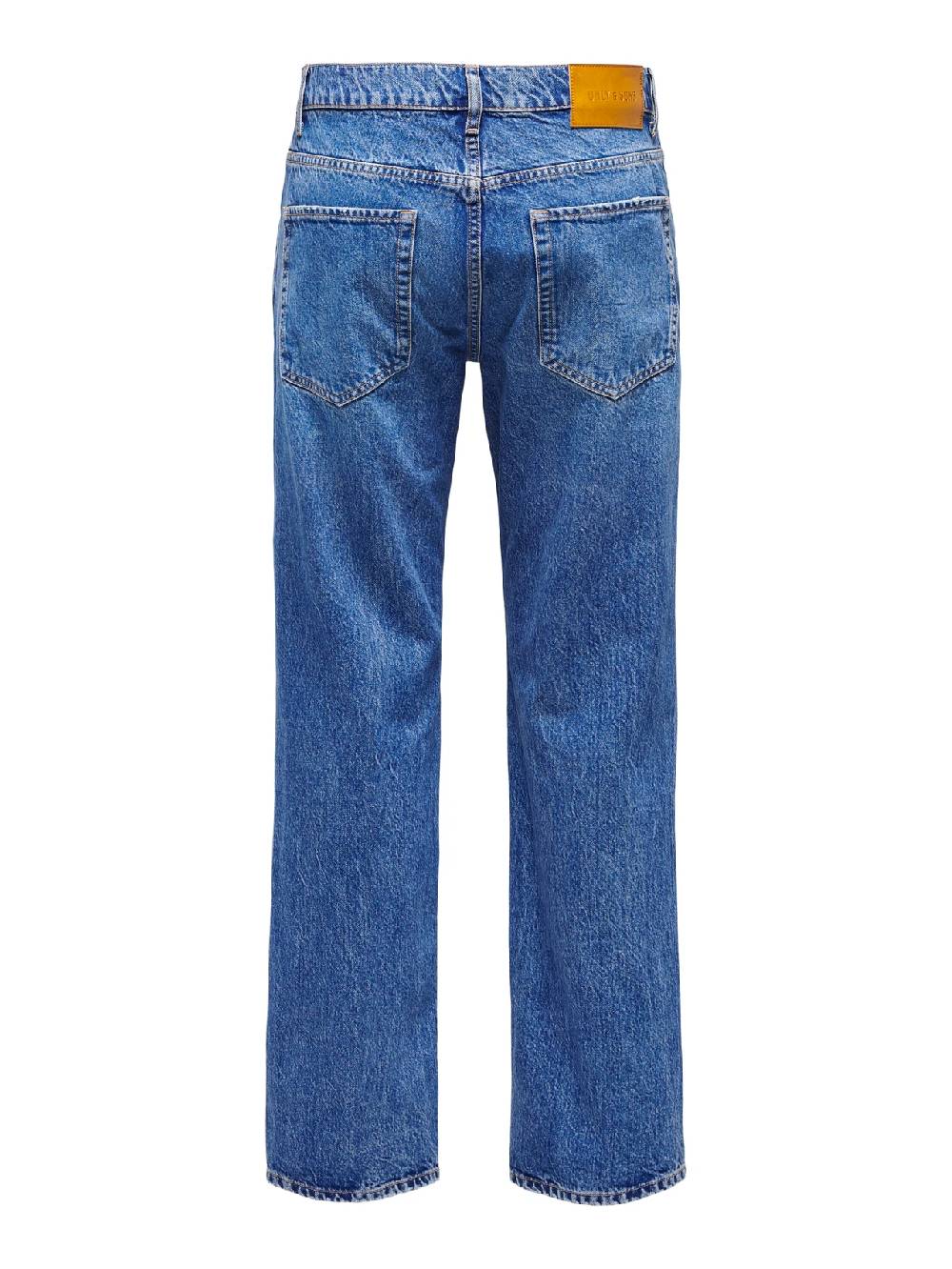 Only & Sons ONSEDGE STRAIGHT BROMO 0017 DOT DNM NOOS Dark Medium Blue Denim Sonderangebot
