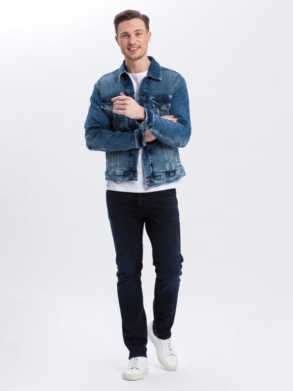 Cross Jeans DAMIEN Blue Black 014 Rabatt