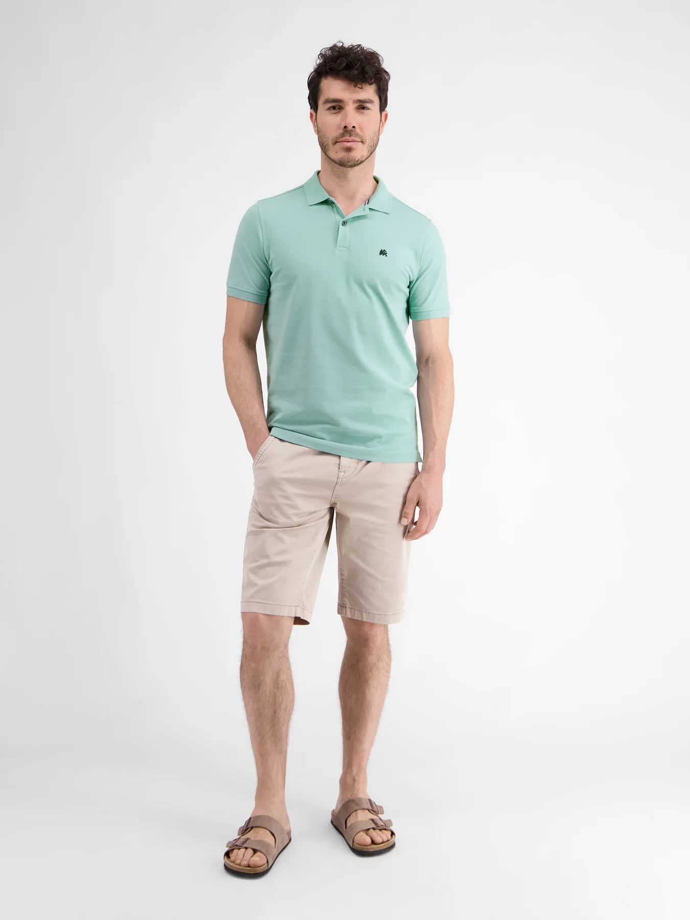 Lerros 2423200 BASIS POLOSHIRT (622 COASTAL SEA BLUE) Osterangebot