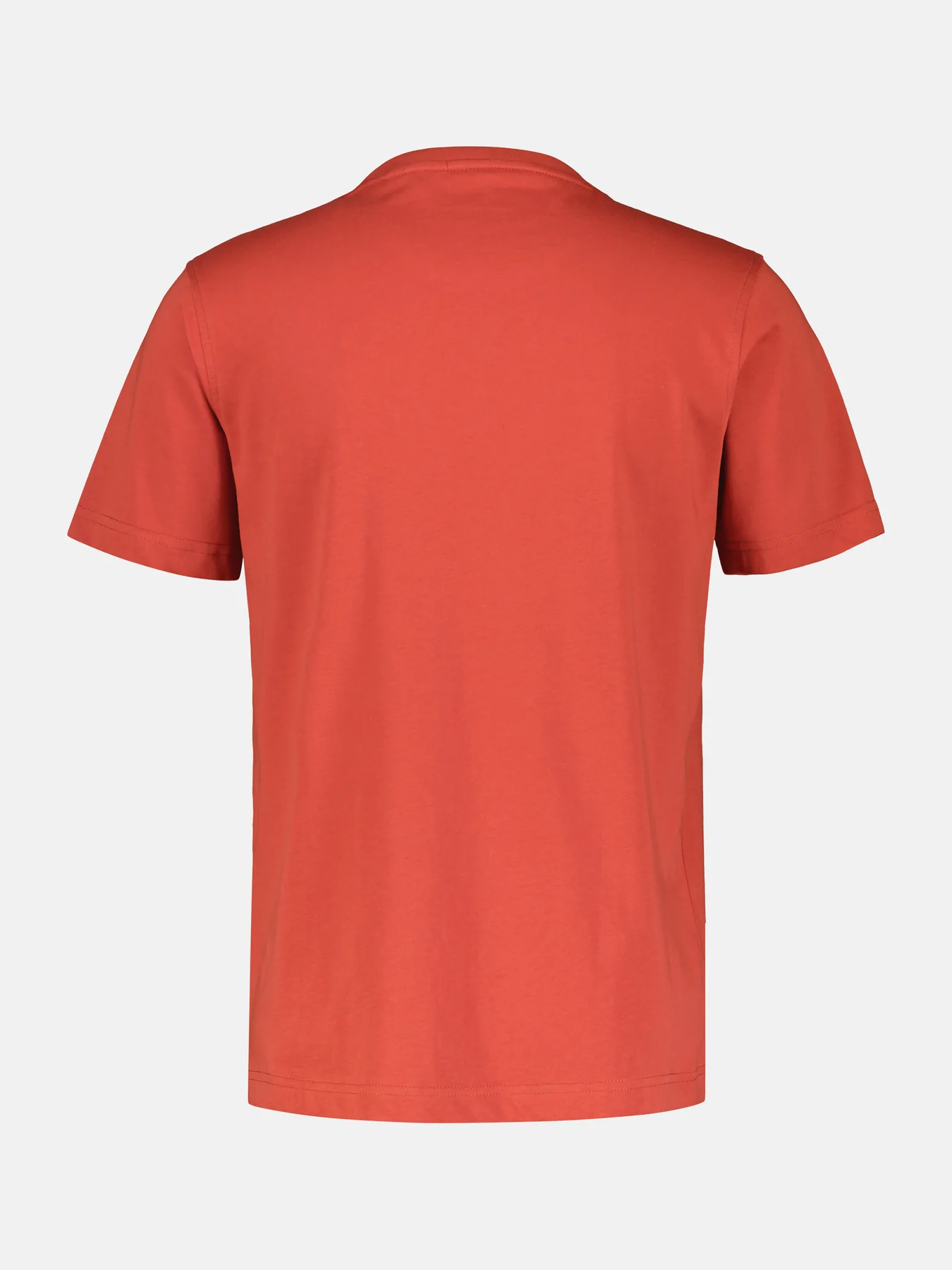 Lerros 2423000 EFFEN BASIC T-SHIRT LOGOSTEEK (327 DEEP CORAL RED) Exklusive Angebote