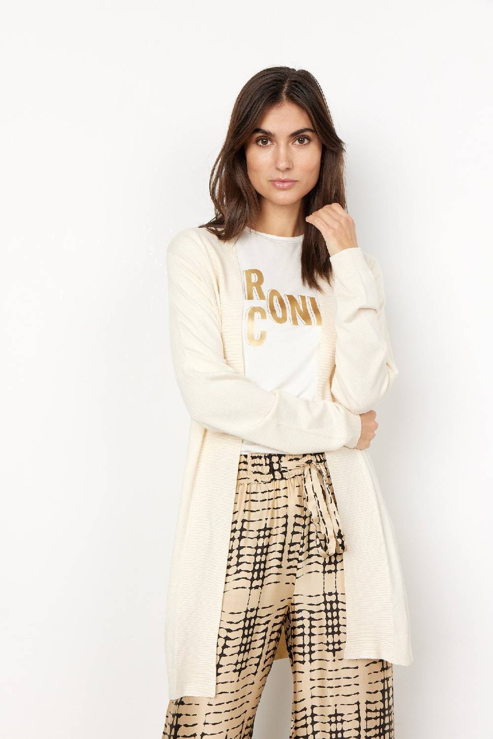 Soya Concept SC-EIREEN 3 CARDIGAN (1620 CREAM) Letzter Tag