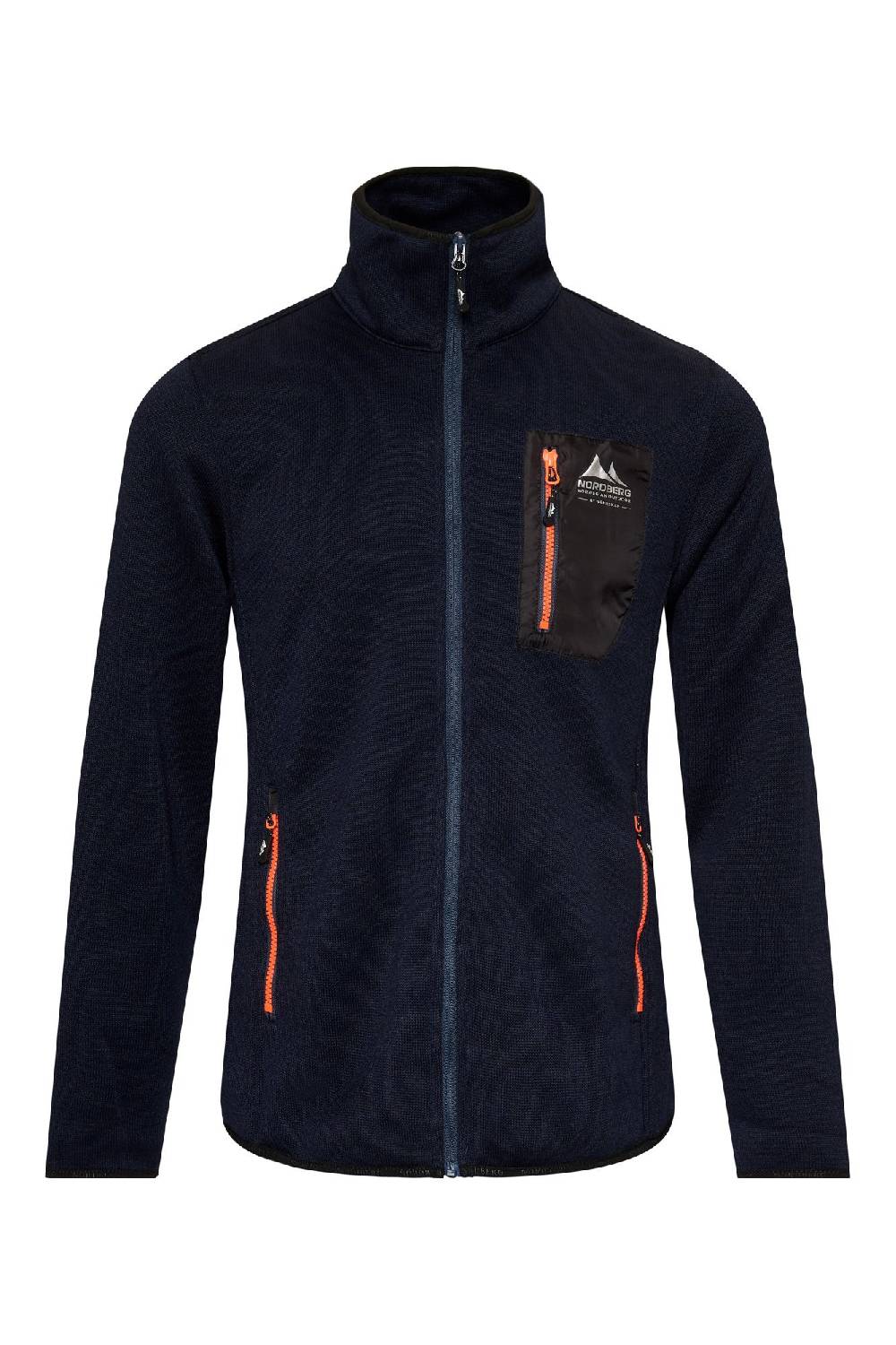 Nordberg NOA Knitted Fleece Jacket Navy Melange Rabatte dieses Monats