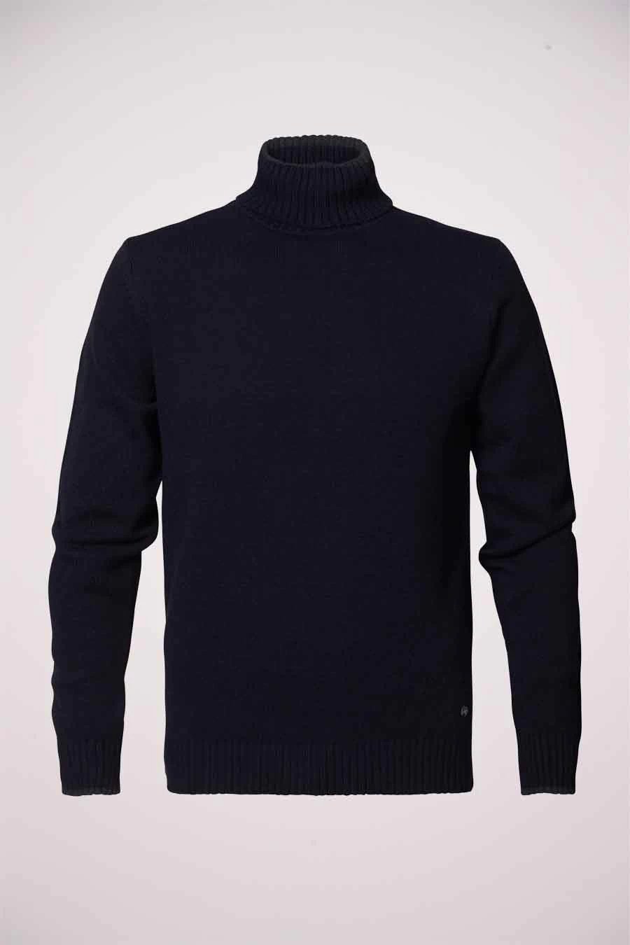 Petrol M-3000-KWC222 Turtleneck Pullover (5091 Dark Navy) Auslauf