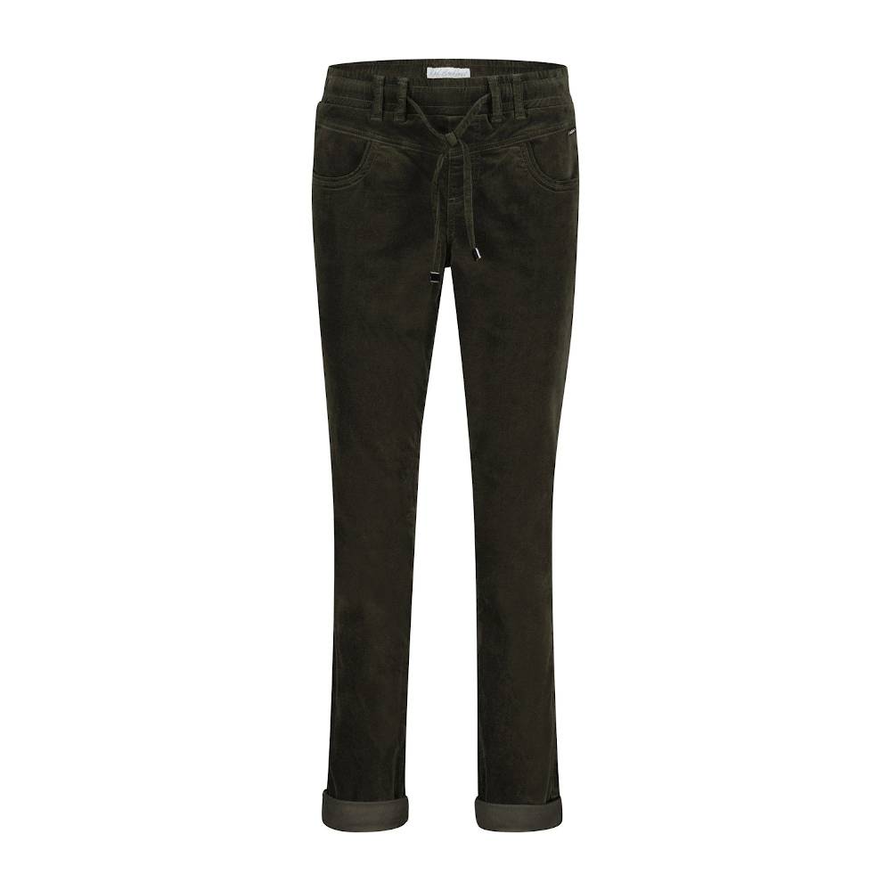 Red Button SRB4052 Tessy Velvet Regular Rise Dark Green Fabrik Onlineshop