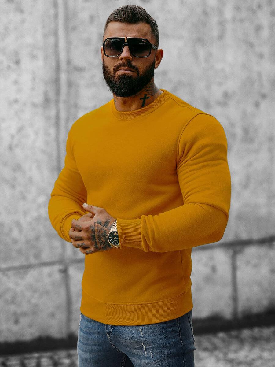 Ozonee Herren Trainingsanzug Camel OZONEE 07 Rabatte dieses Monats