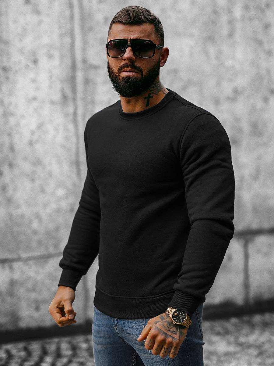 Ozonee Herren Trainingsanzug Schwarz OZONEE 06 Online