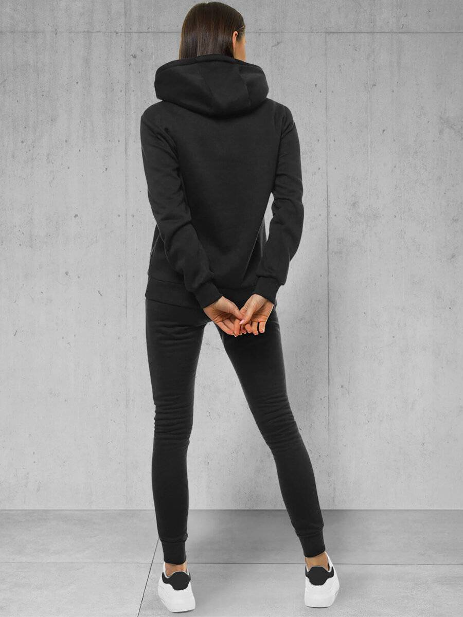 Ozonee Damen Trainingsanzug Schwarz OZONEE 33 Limitierter Zeitrabatt