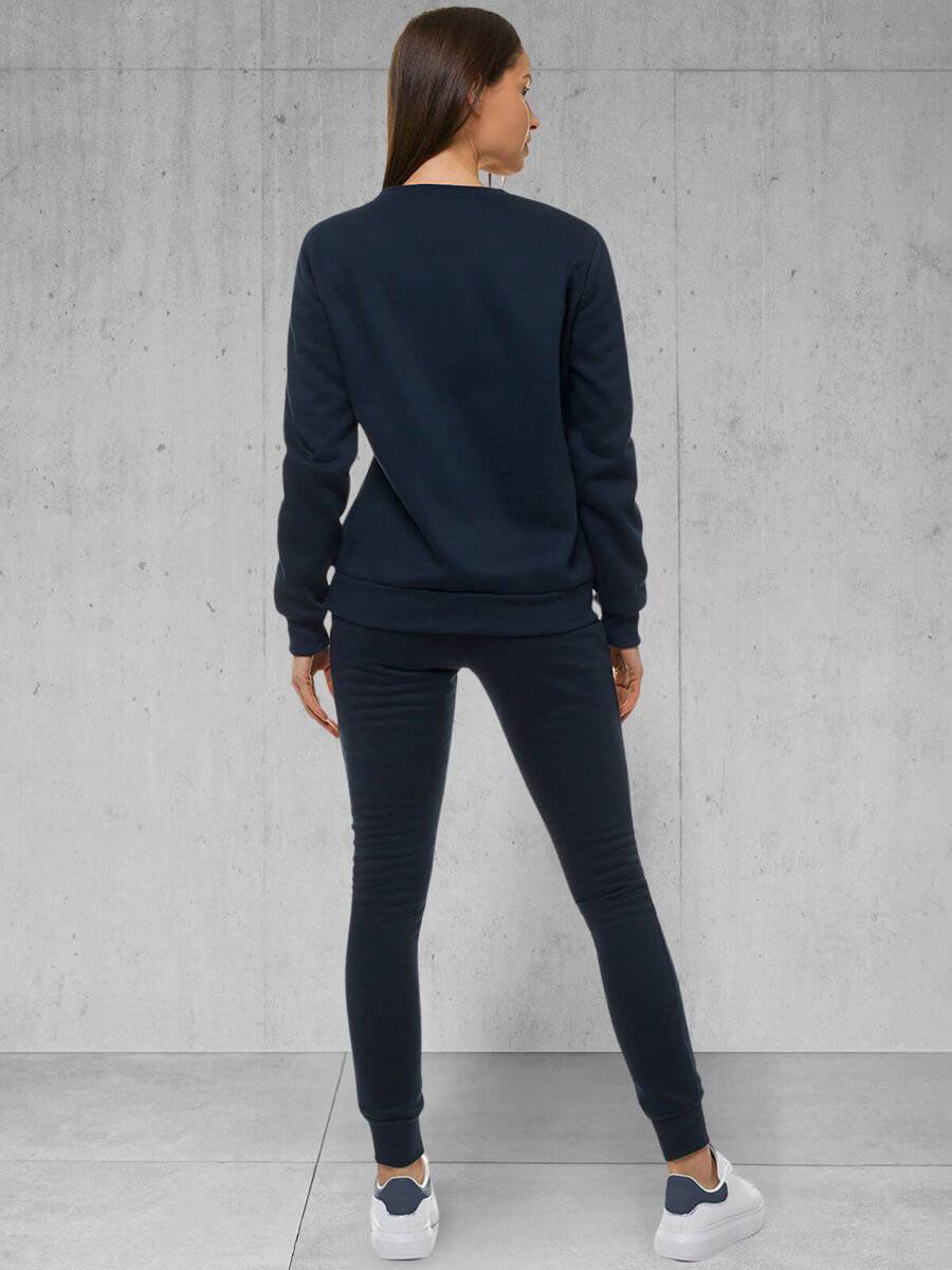 Ozonee Damen Trainingsanzug Dunkelblau OZONEE 25 Sonderangebot