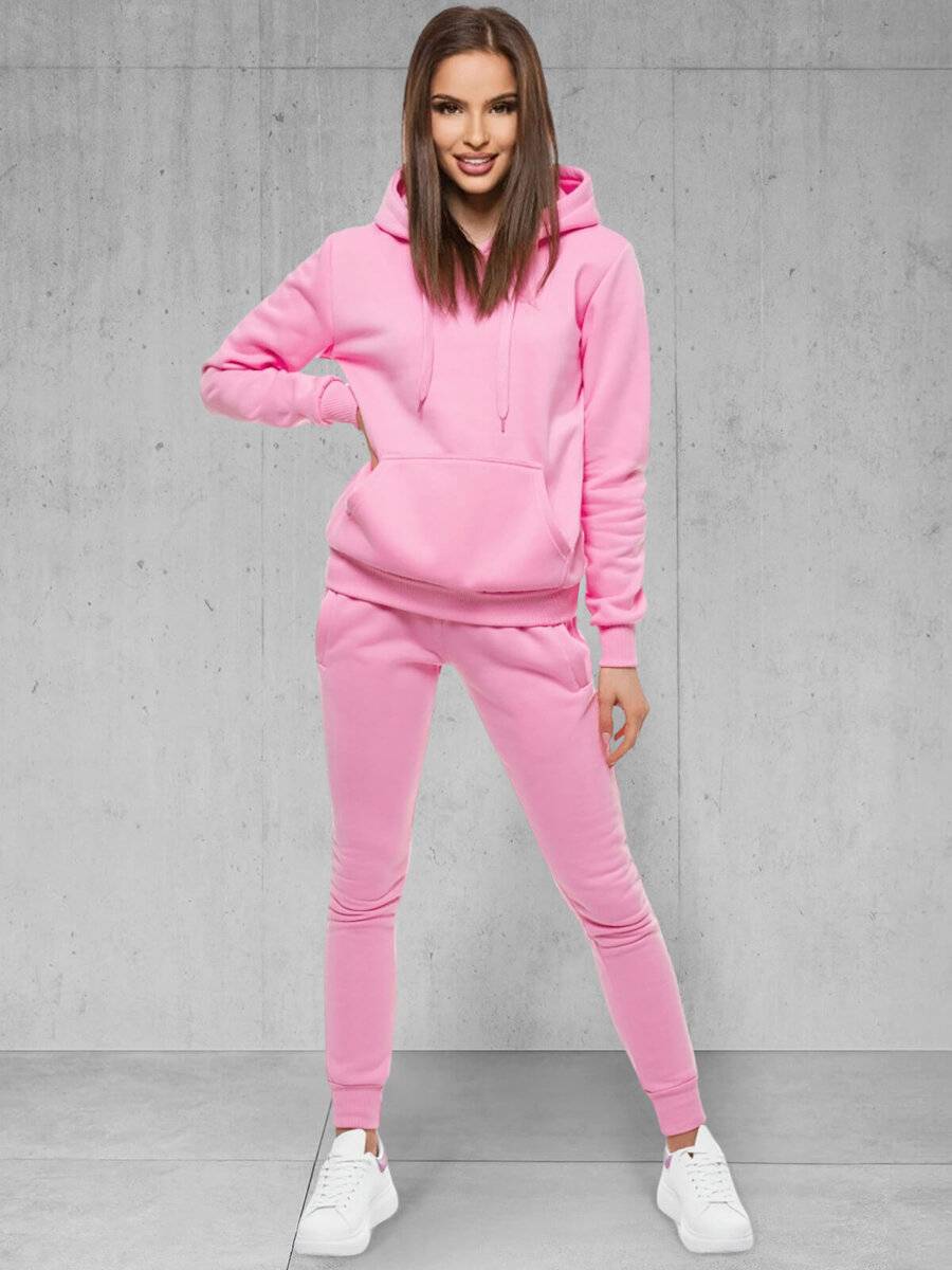 Ozonee Damen Trainingsanzug Hellrosa OZONEE 02 Begrenztes Angebot