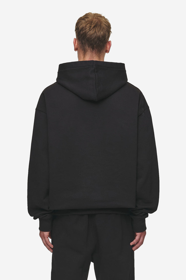 ﻿Pegador Logo Oversized Hoodie Washed Black Riesige Rabatte