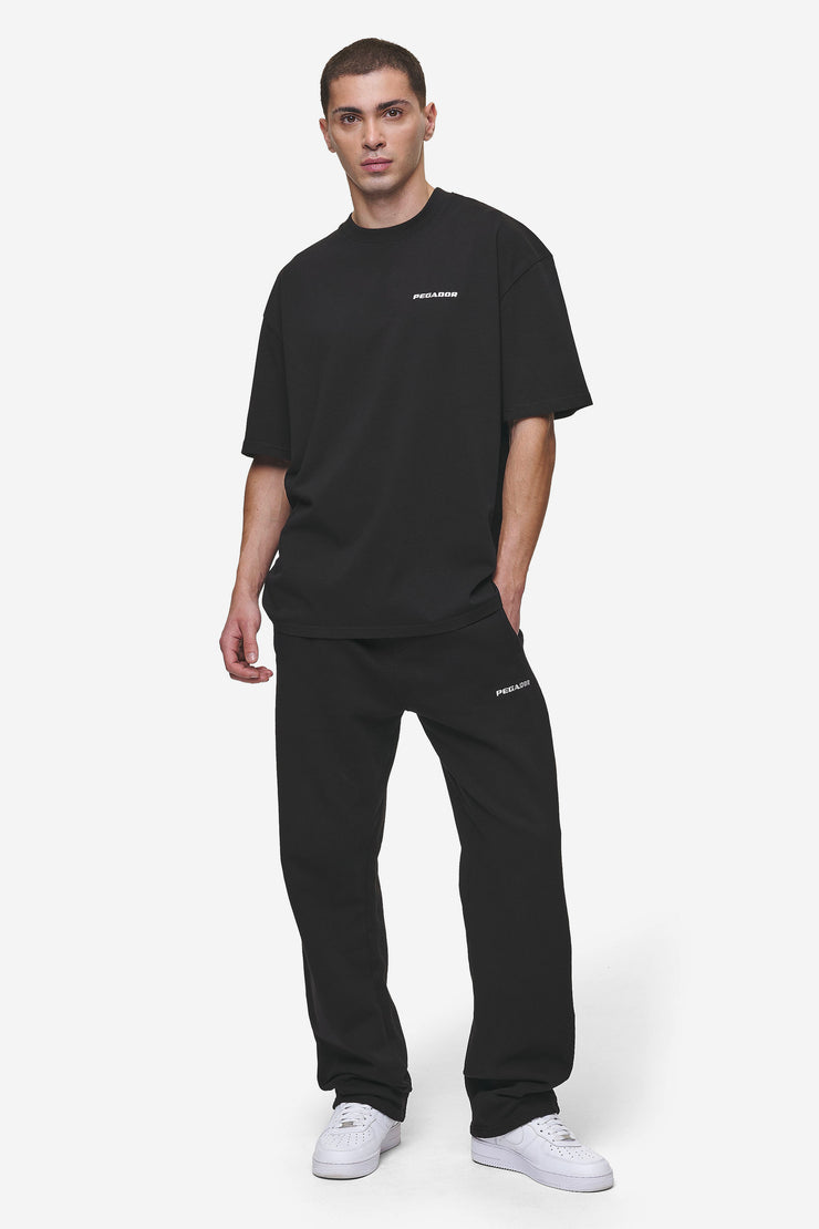 Pegador Logo Oversized Tee Washed Black Fabrikladen