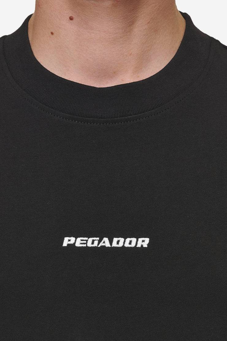 Pegador Logo Boxy Tee Washed Black Begrenzt auf 3 Tage