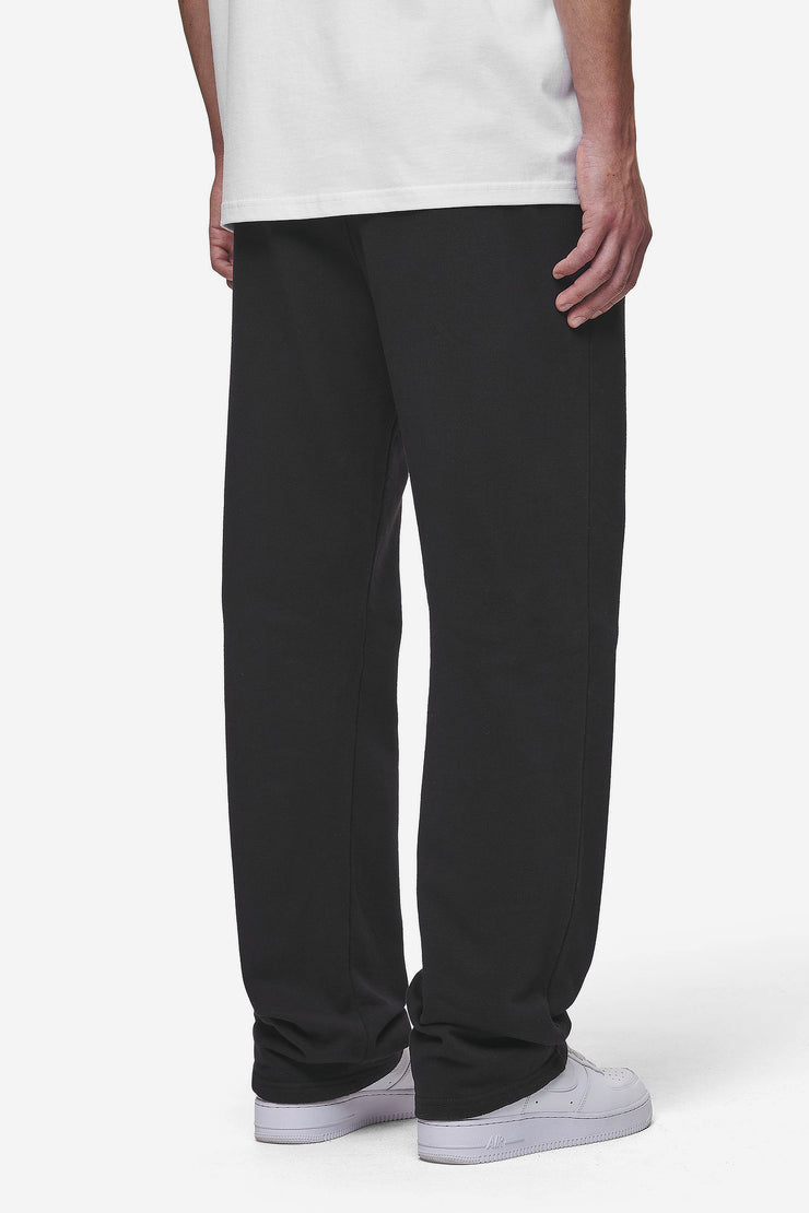 Pegador Logo Wide Sweat Pants Washed Black 50% Rabatt für begrenzte Zeit