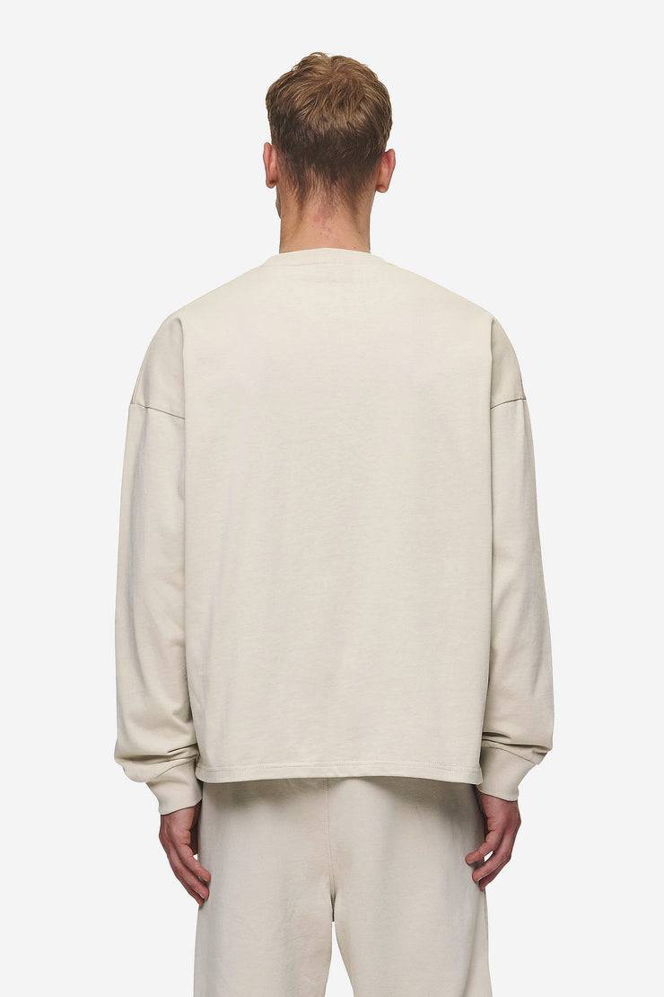 Pegador Rusk Logo Oversized Longsleeve Washed Light Beige Hotsell