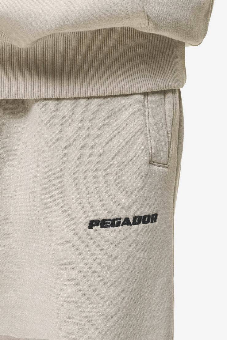 Pegador Logo Heavy Sweat Jogger Washed Light Beige Günstiger Verkauf