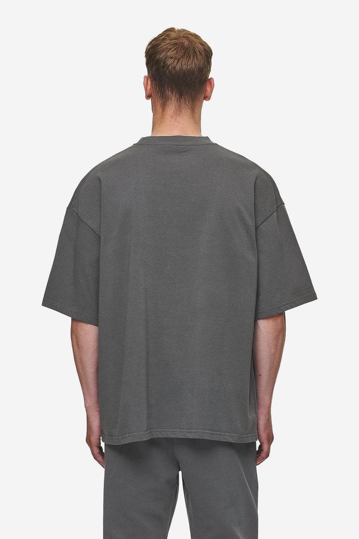 Pegador Logo Boxy Tee Washed Anthracite Fabrik Onlineshop