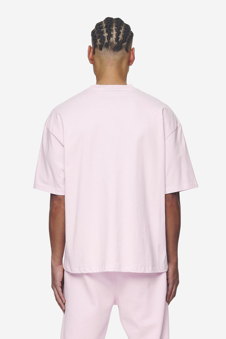 Pegador Logo Boxy Tee Washed Bubblegum White Gum Begrenztes Angebot