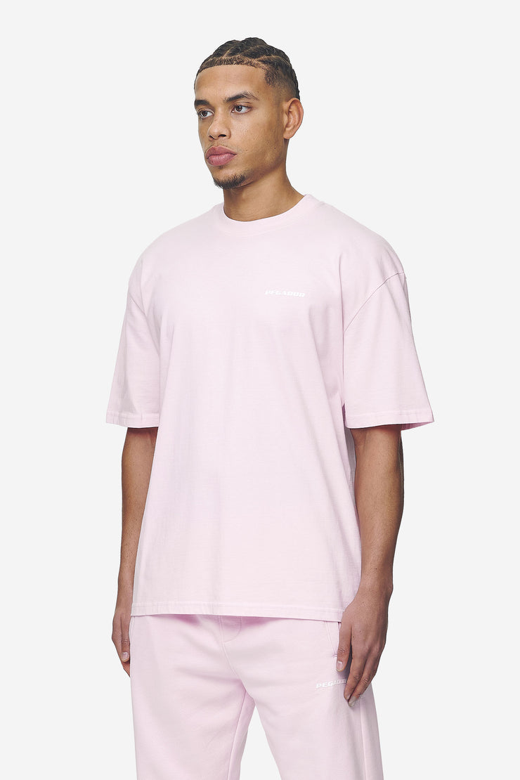 Pegador Logo Oversized Tee Washed Bubblegum White Gum Online Shopping