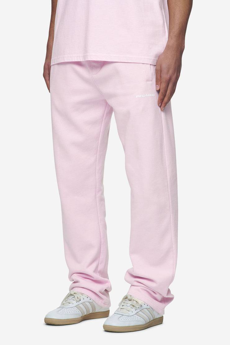 Pegador Logo Wide Sweat Pants Washed Bubblegum White Gum Exklusivangebot