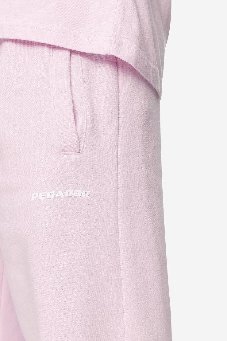 Pegador Logo Wide Sweat Pants Washed Bubblegum White Gum Exklusivangebot