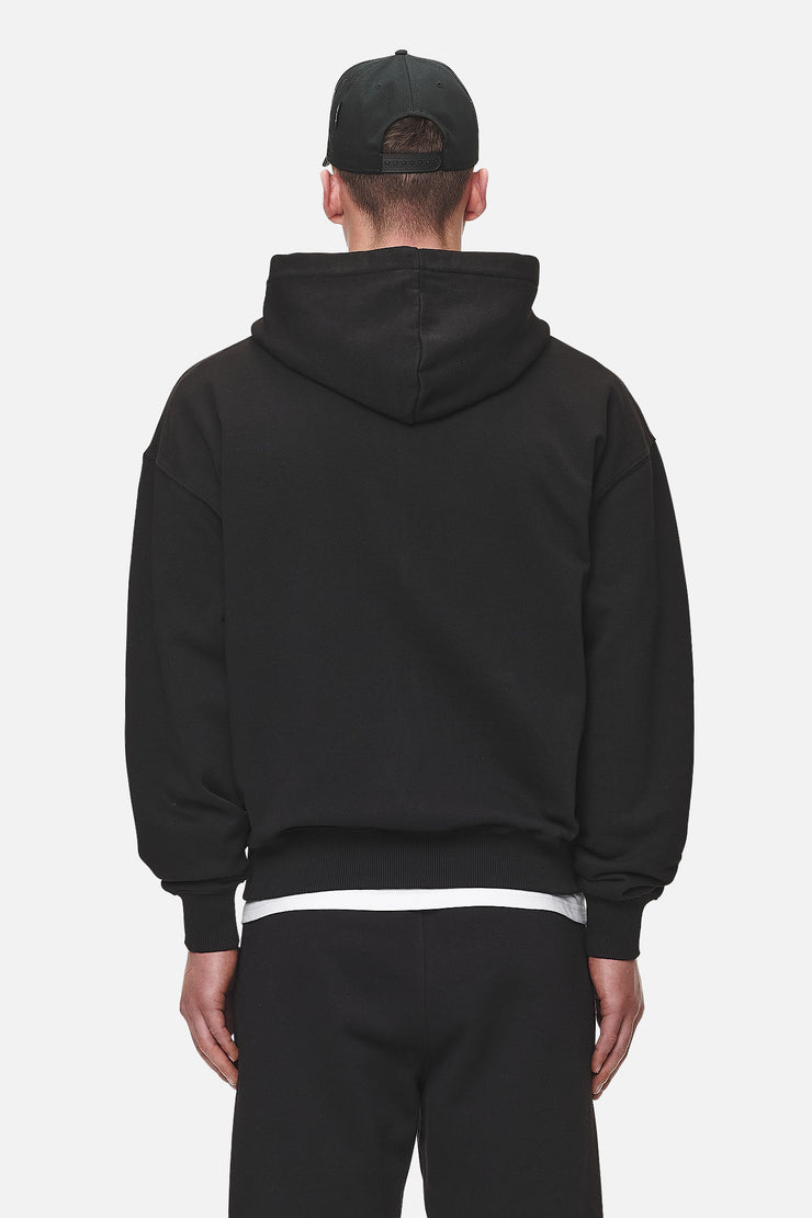 Pegador Logo Oversized Hoodie Washed Black White Gum Saisonschlussverkauf