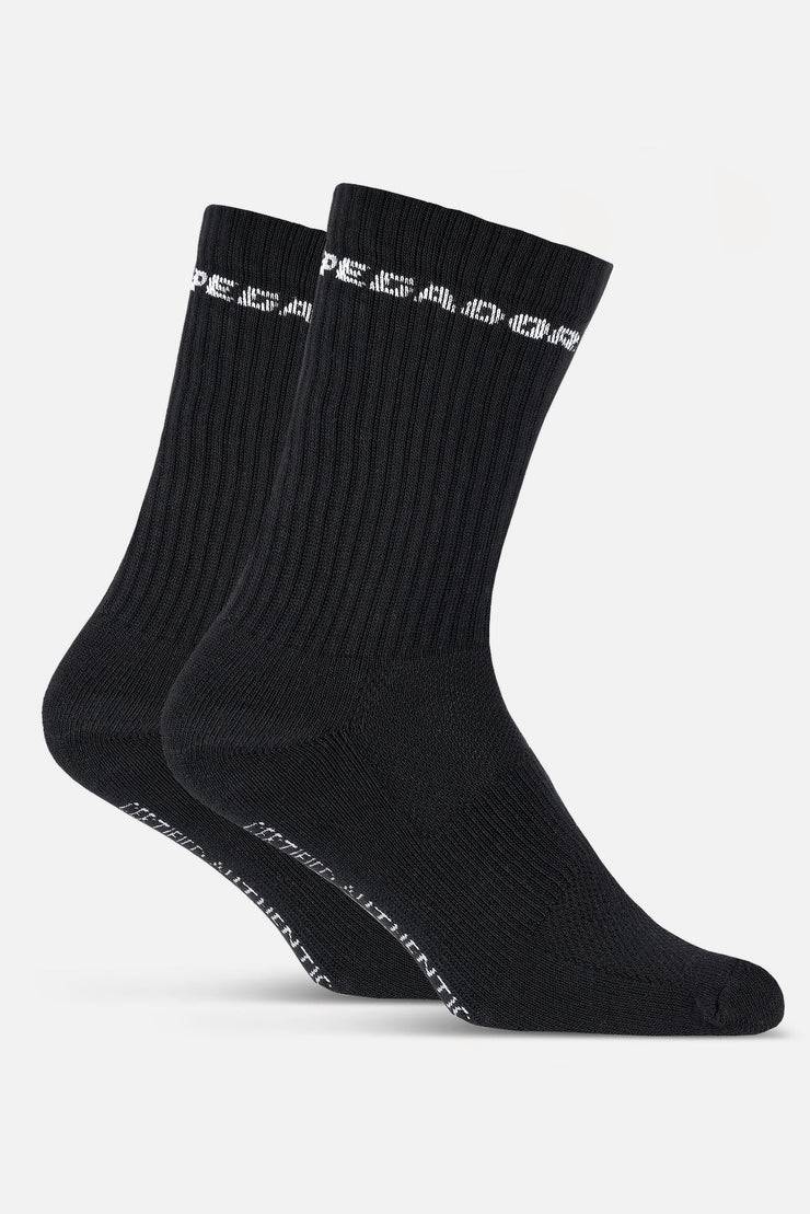 Pegador Certified Side Logo Socks Black White Black Friday