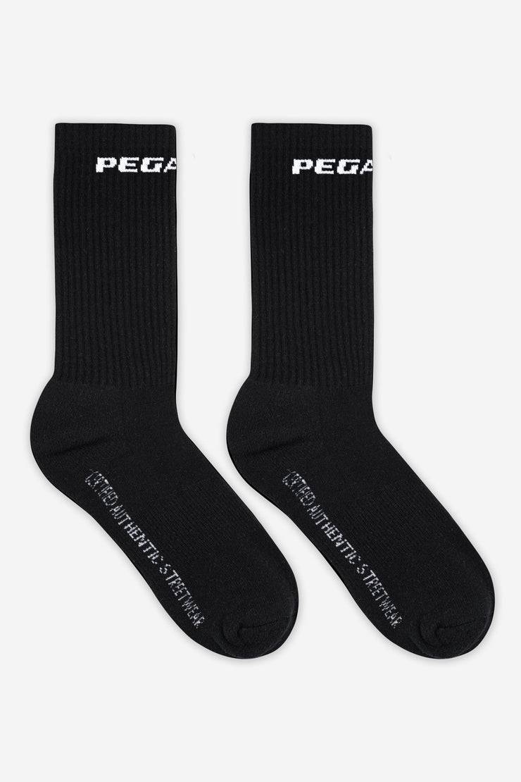 Pegador Certified Logo Socks Black White Weihnachtsangebot