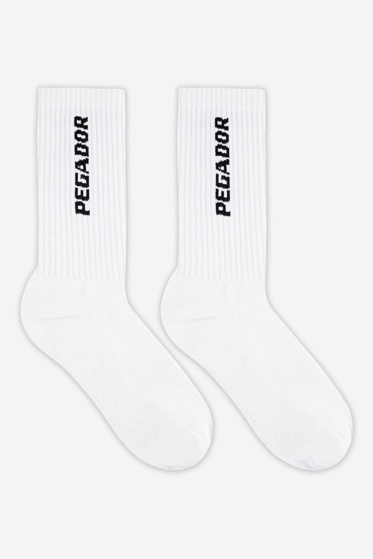 Pegador Cross Logo Socks White Black Vatertagsangebot