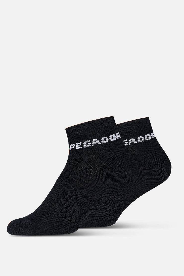 Pegador Logo Socks Low Black White Lagerräumung