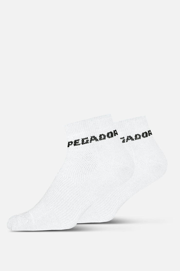 Pegador Logo Socks Low White Black Heißer Verkauf