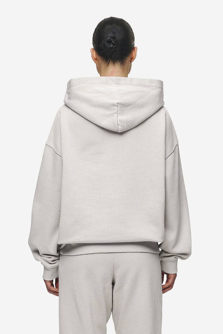 Pegador Clarita Logo Oversized Hoodie Washed Moon Grey Black Gum Zeitlich begrenztes Angebot