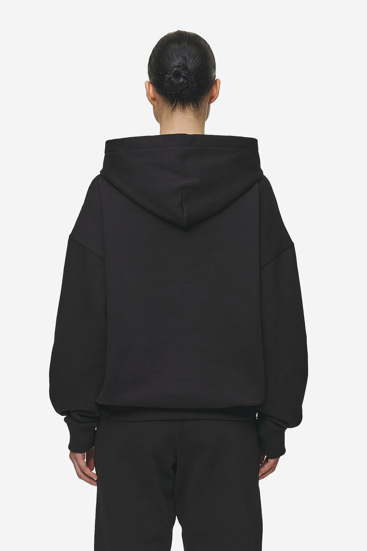 Pegador Clarita Logo Oversized Hoodie Black White Gum Riesige Ersparnisse